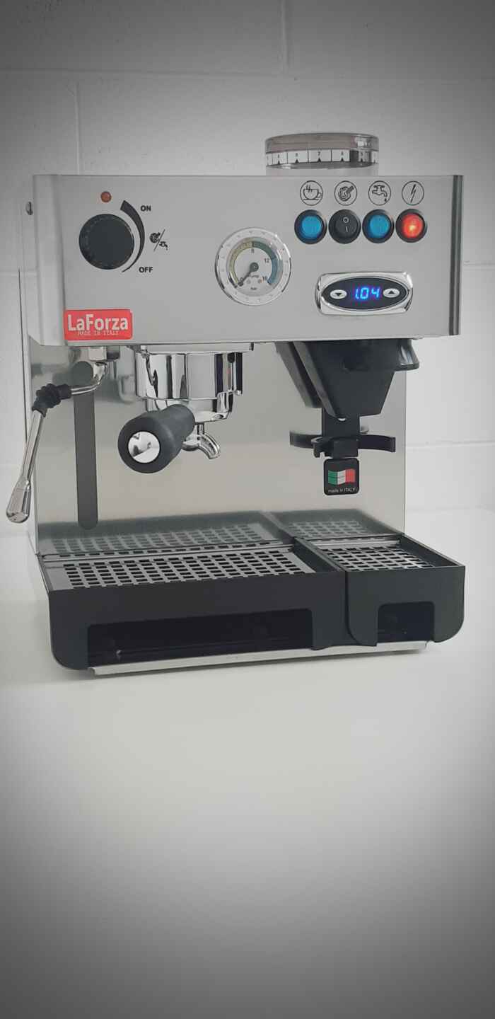 La Forza F22TEM Combi Espresso Machine with built in grinder Semi Professional  MADE IN ITALY